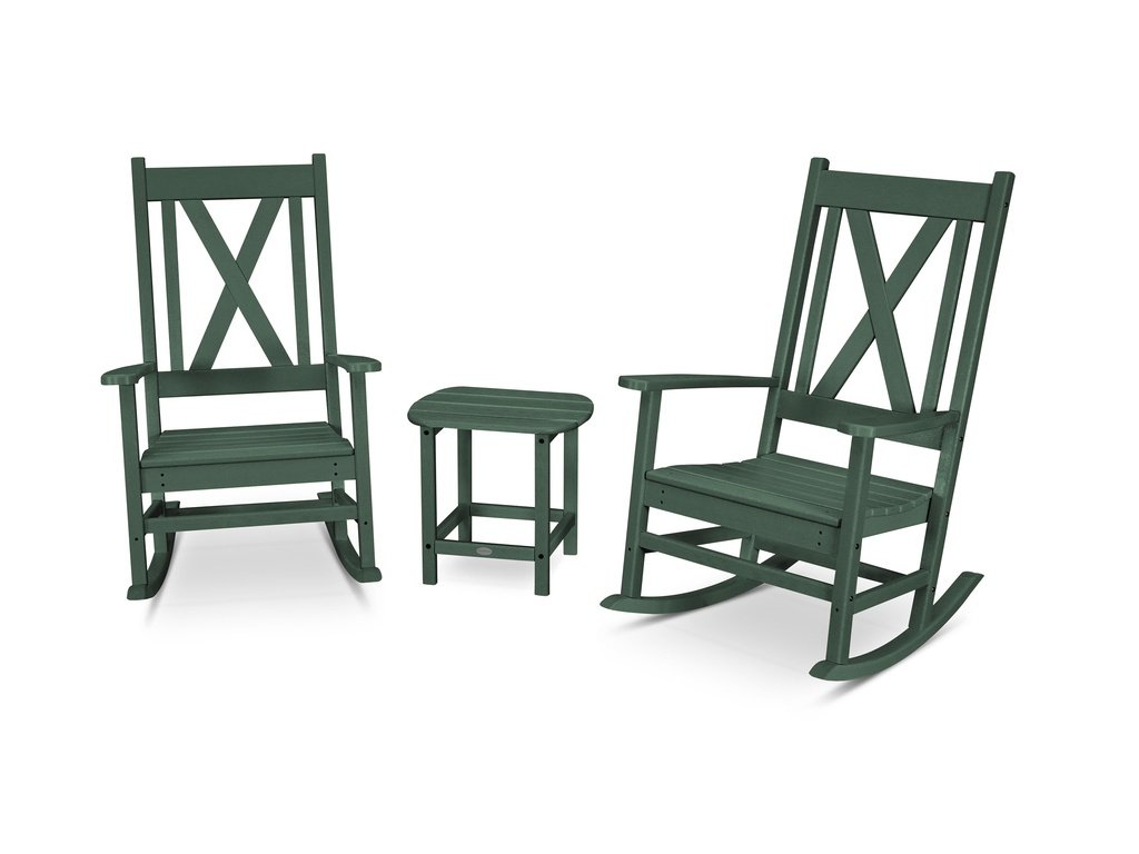 Braxton 3-Piece Porch Rocking Chair Set Photo