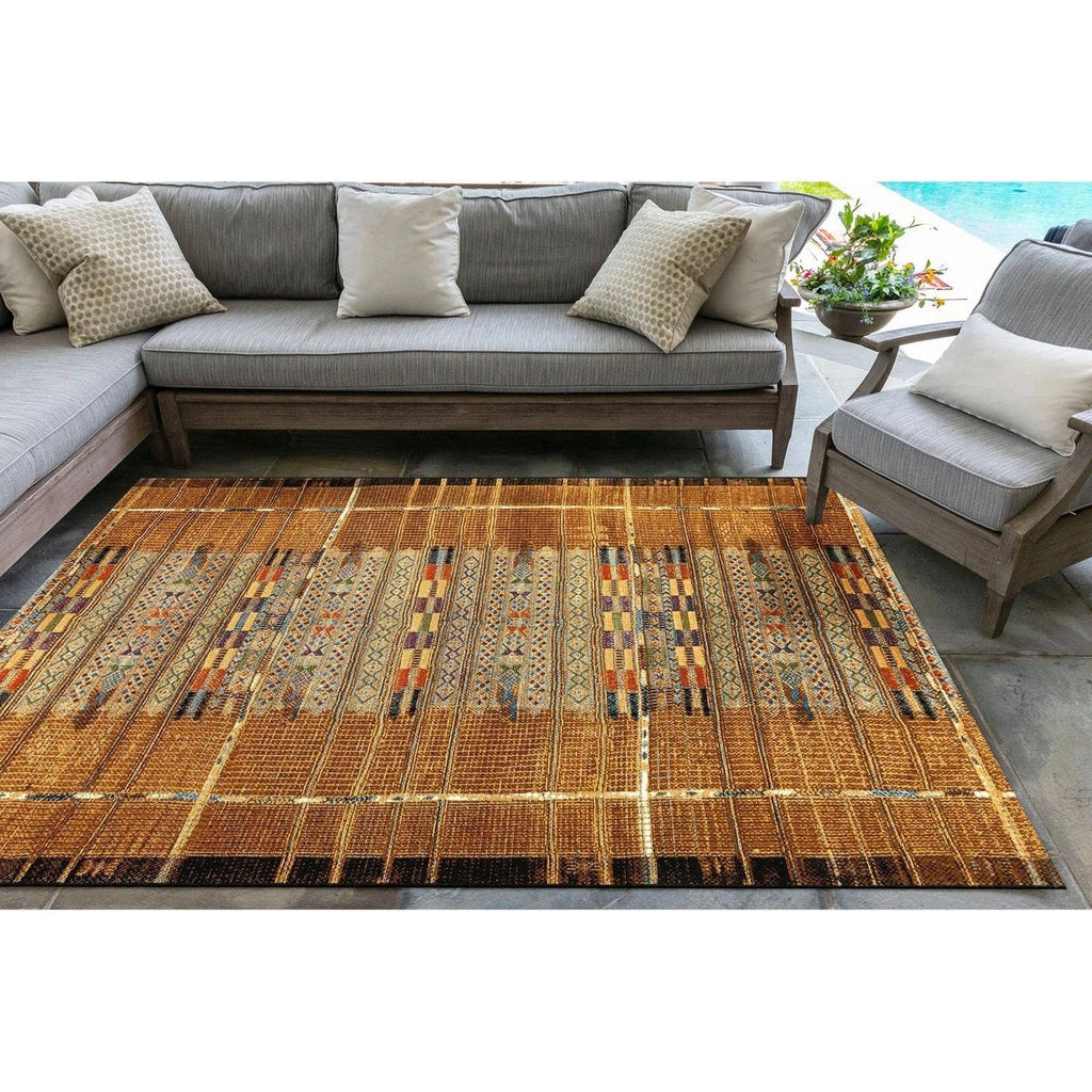 Tribal Stripe - Gold - Retreat Home Furniture