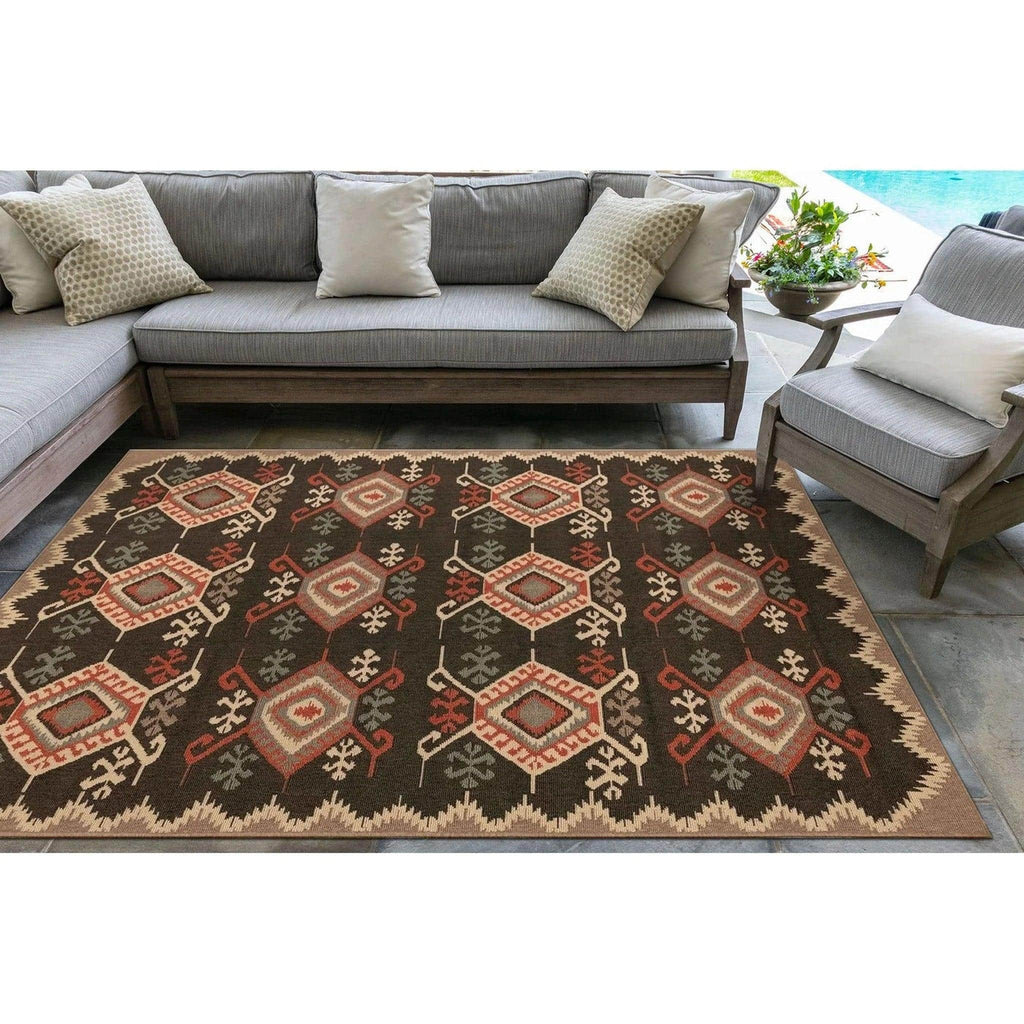 Riviera Kilim - Black - Retreat Home Furniture