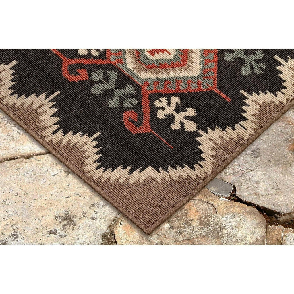 Riviera Kilim - Black - Retreat Home Furniture