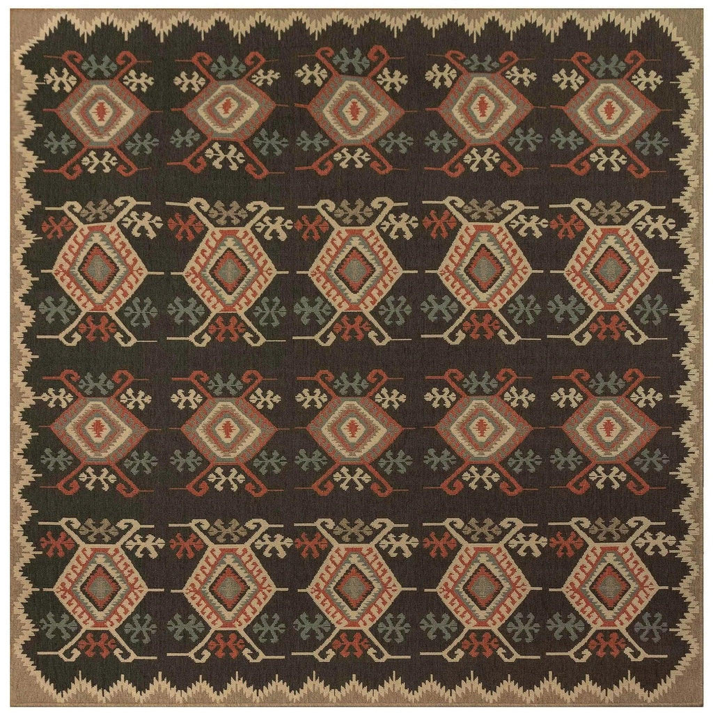 Riviera Kilim - Black - Retreat Home Furniture