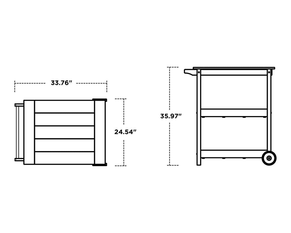 Vineyard Bar Cart Retreat Home Furniture