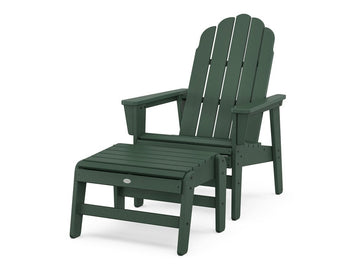 Vineyard Grand Upright Adirondack Chair with Ottoman Photo