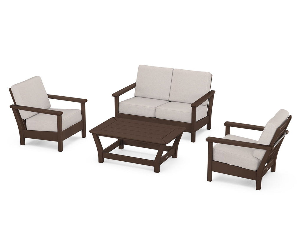 Harbour 4-Piece Deep Seating Set Retreat Home Furniture