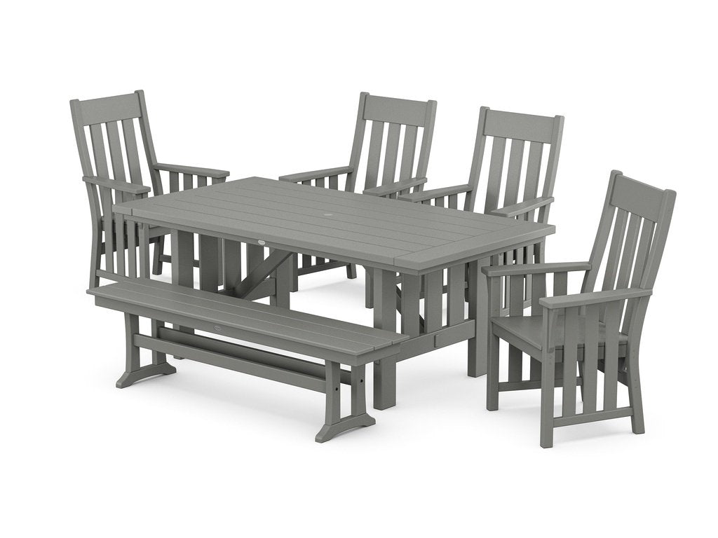 Acadia 6-Piece Dining Set with Bench Photo