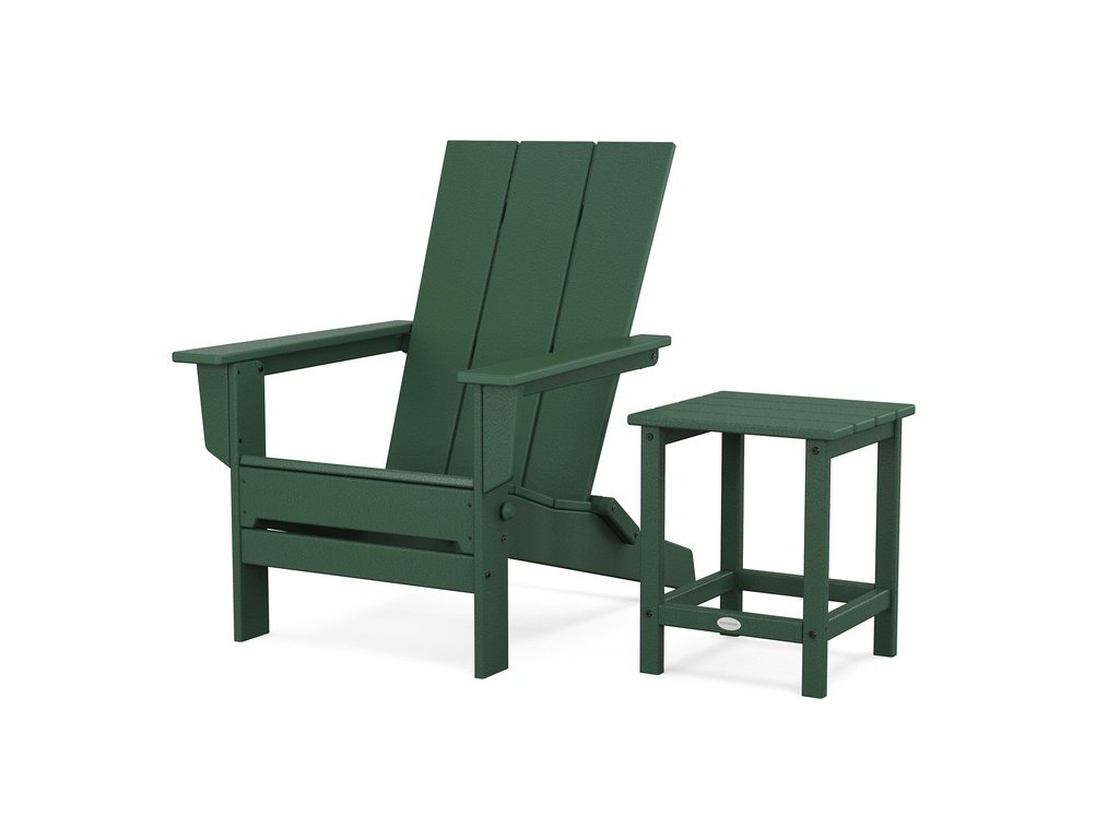 Modern Studio Folding Adirondack Chair with Side Table Photo