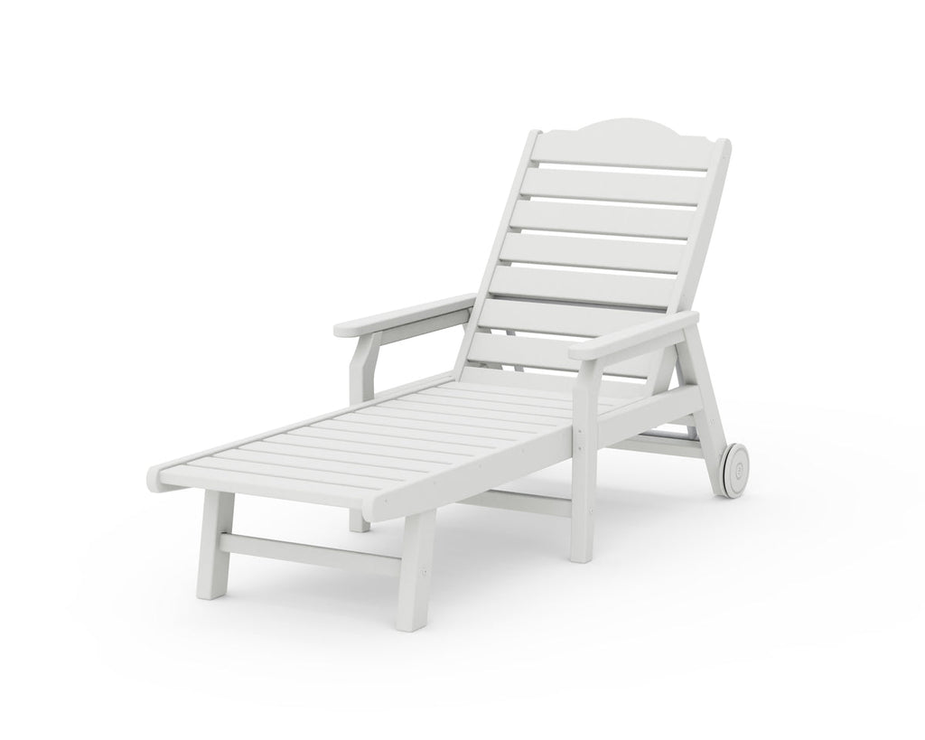 Savannah Chaise with Arms and Wheels Retreat Home Furniture