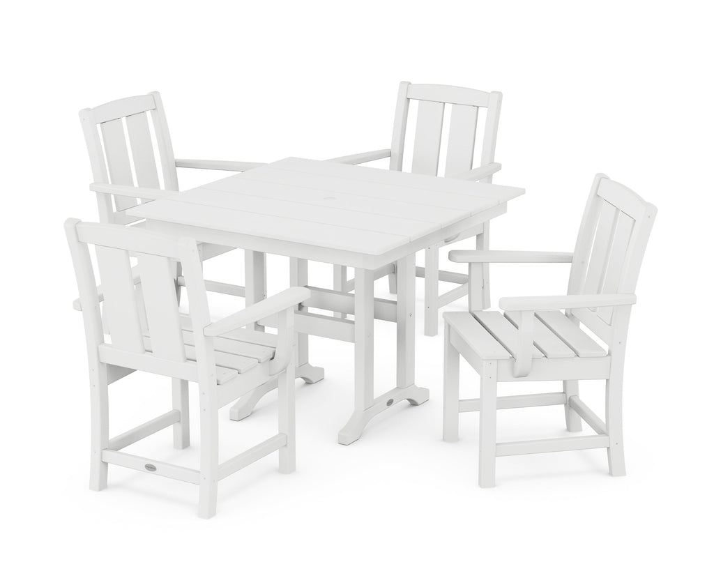 Mission 5-Piece Farmhouse Dining Set Photo