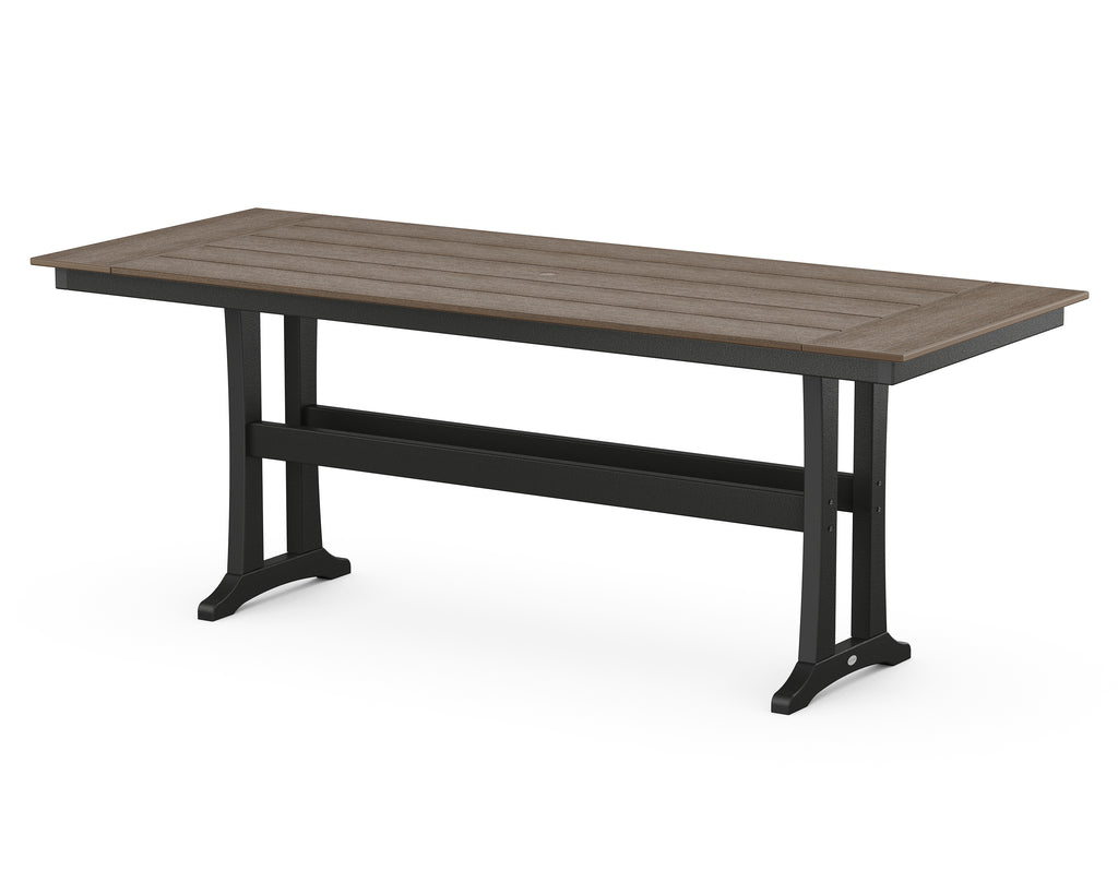 Farmhouse Trestle 38” x 96” Counter Table | Select Accents Retreat Home Furniture