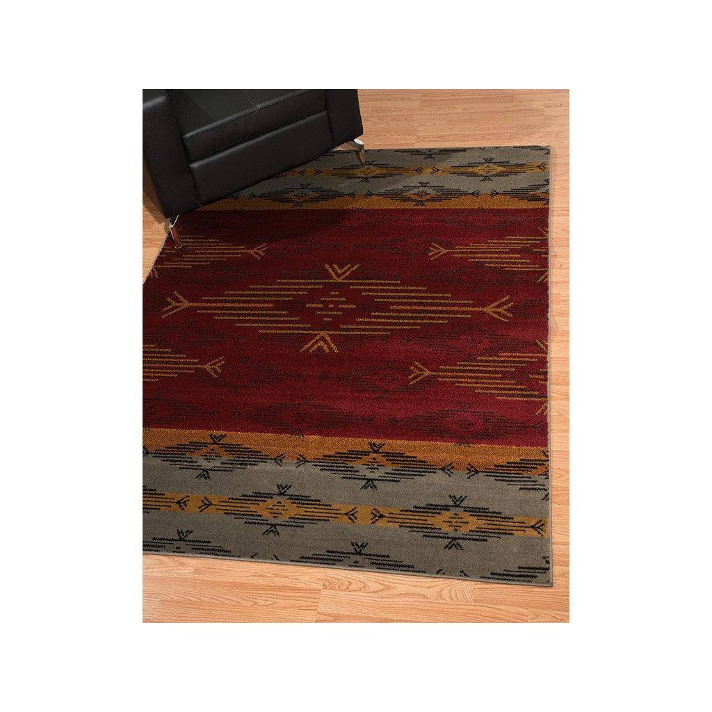 Affinity Native Skye Red Oversize Rug 7'10 X 10'6