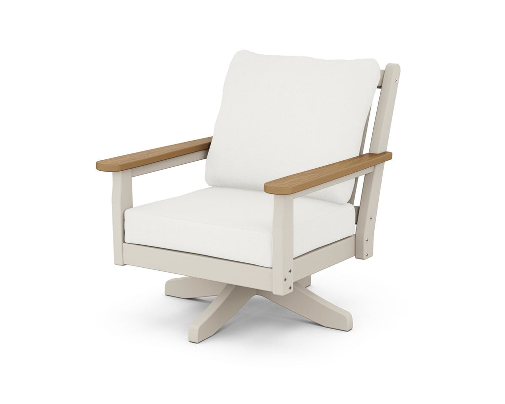 Chippendale Deep Seating Swivel Chair | Select Accents Retreat Home Furniture