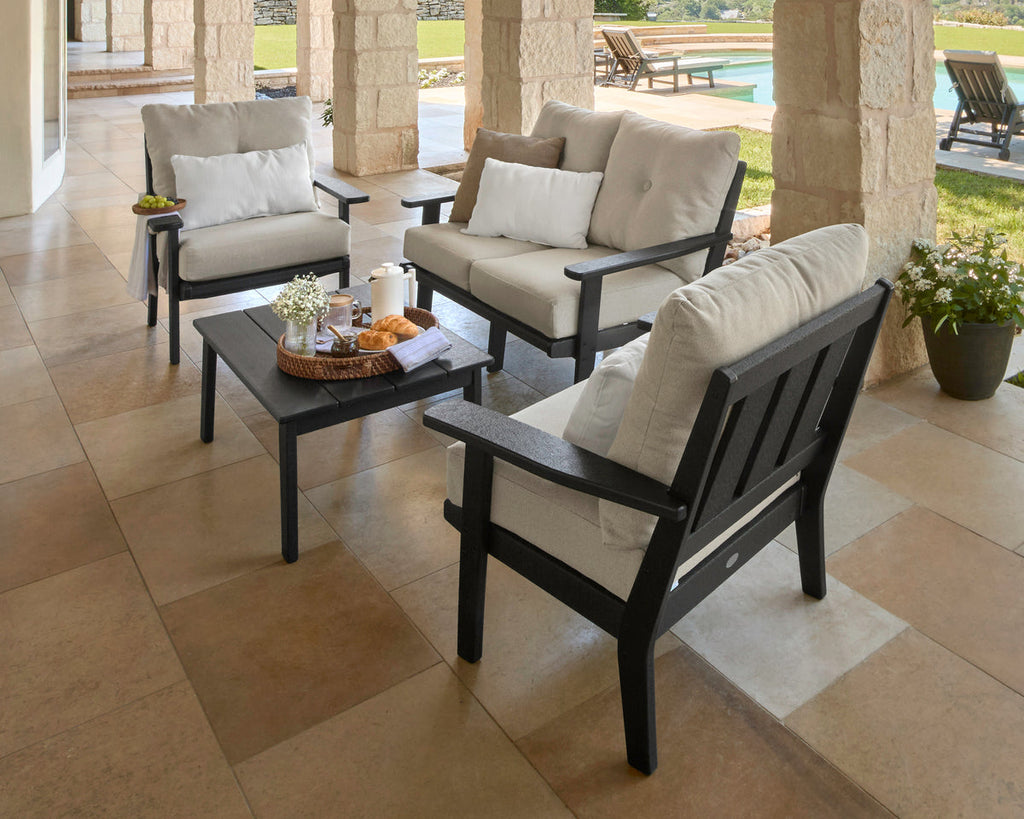 Oxford 4-Piece Deep Seating Set with Loveseat Retreat Home Furniture