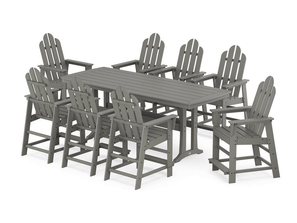 Long Island 9-Piece Counter Set with Trestle Legs Photo