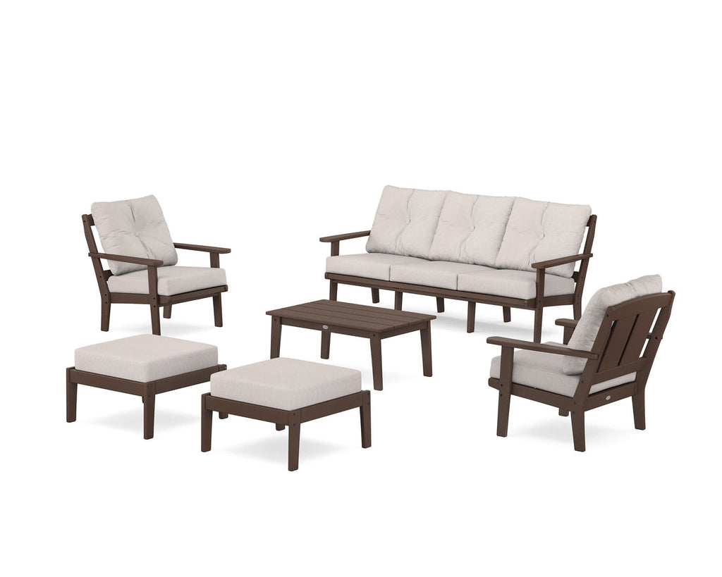 Mission 6-Piece Lounge Sofa Set Retreat Home Furniture