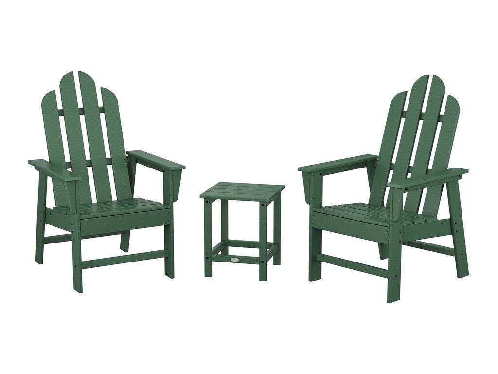 Long Island 3-Piece Upright Adirondack Chair Set Photo