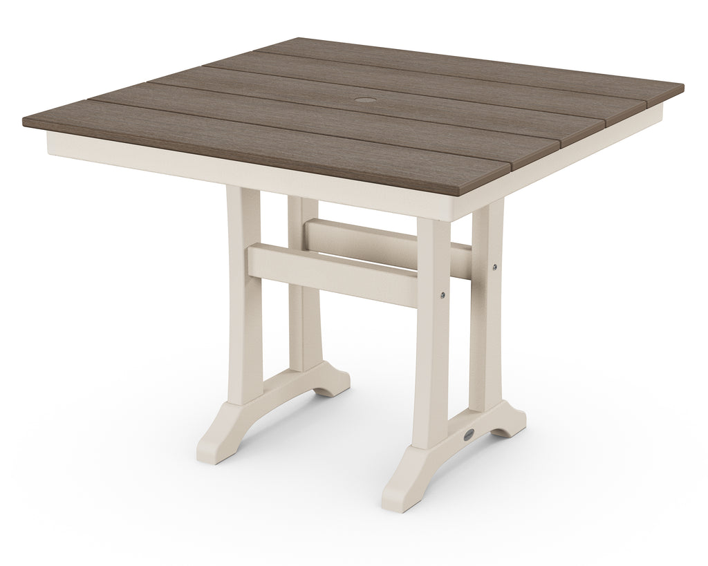 Farmhouse Trestle 37" Dining Table | Select Accents Retreat Home Furniture
