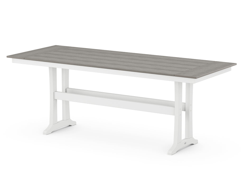 Farmhouse Trestle 38” x 96” Counter Table | Select Accents Retreat Home Furniture