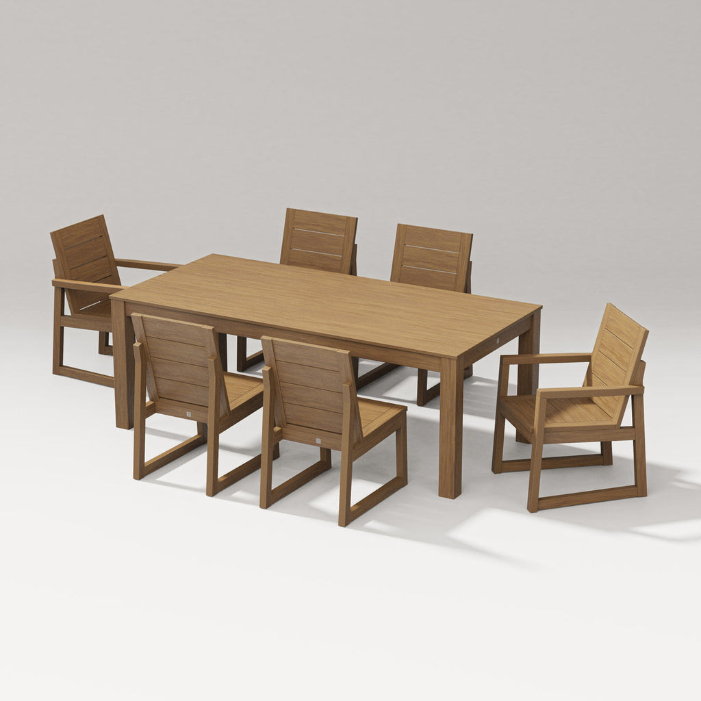 Elevate 7-Piece Parsons Table Dining Set Retreat Home Furniture