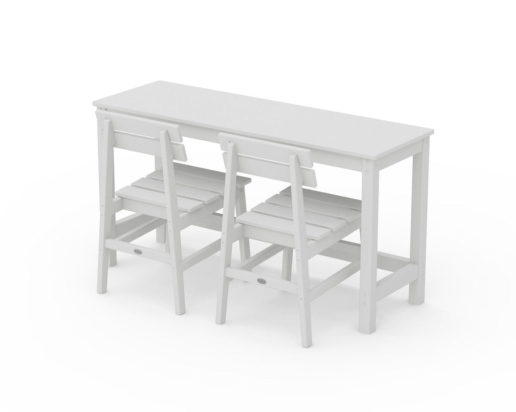 Modern Studio Plaza Chair 3-Piece Balcony Set Retreat Home Furniture