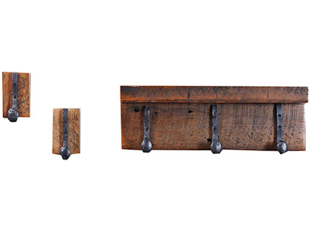 Single Railroad Spike Coat Hook Retreat Home Furniture