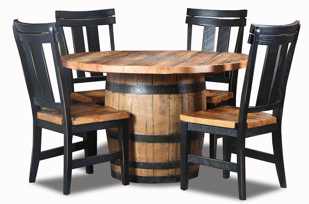 Wildwoods Dining Tables – Old Globe Granary Barrel Dining Table