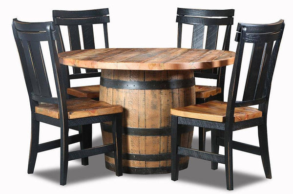 Wildwoods Dining Tables – Old Globe Granary Barrel Dining Table