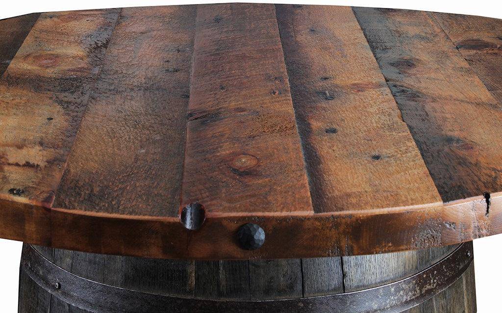 Wildwoods Dining Tables – Old Globe Granary Barrel Dining Table