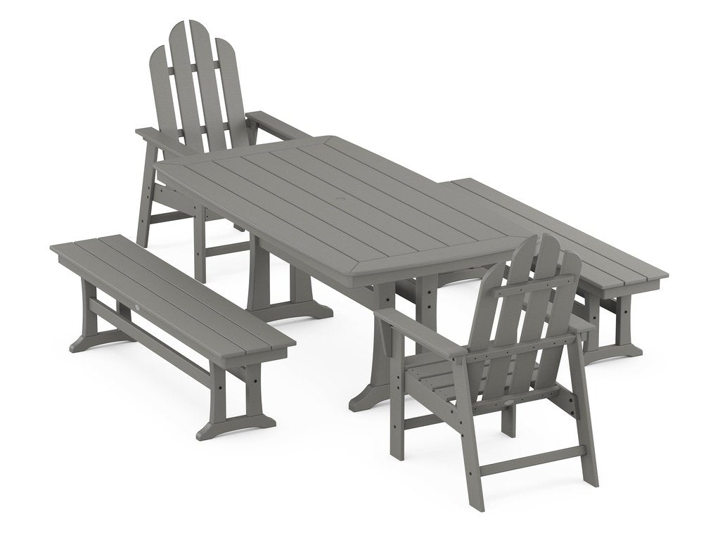 Long Island 5-Piece Dining Set with Trestle Legs Photo