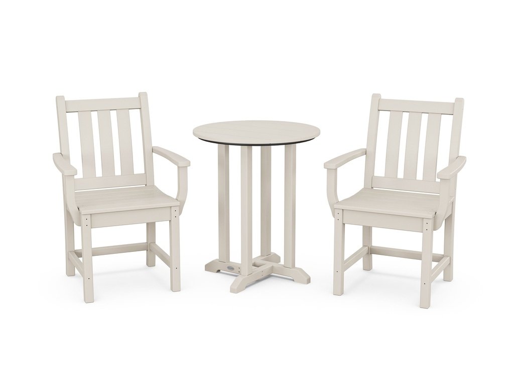 Traditional Garden 3-Piece Round Dining Set Photo