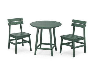 Modern Studio Plaza Chair 3-Piece Round Bistro Dining Set Photo