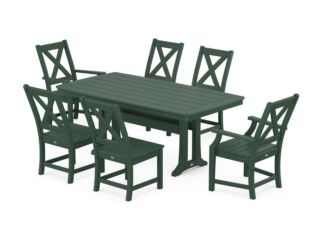 Braxton 7-Piece Dining Set with Trestle Legs Photo