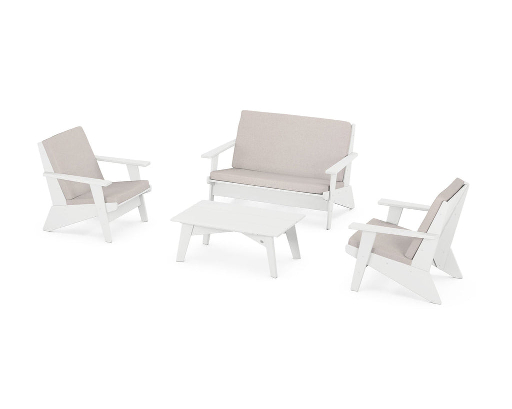 Riviera Modern Lounge 4-Piece Set Retreat Home Furniture