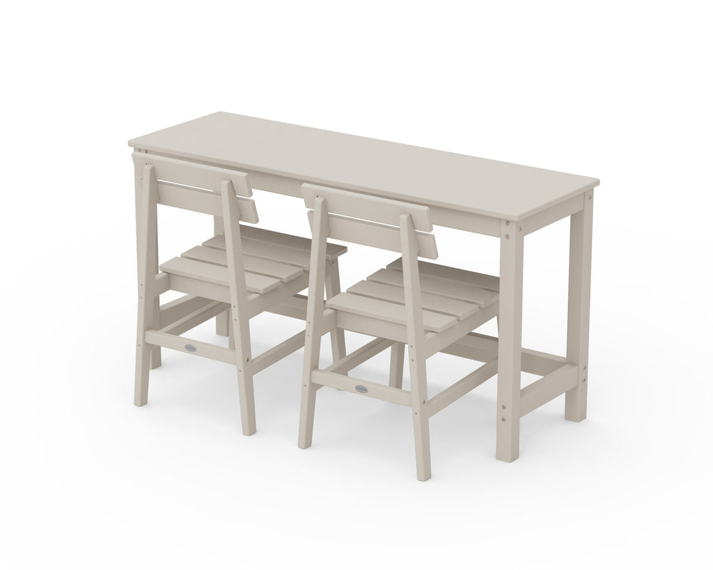 Modern Studio Plaza Chair 3-Piece Balcony Set Retreat Home Furniture