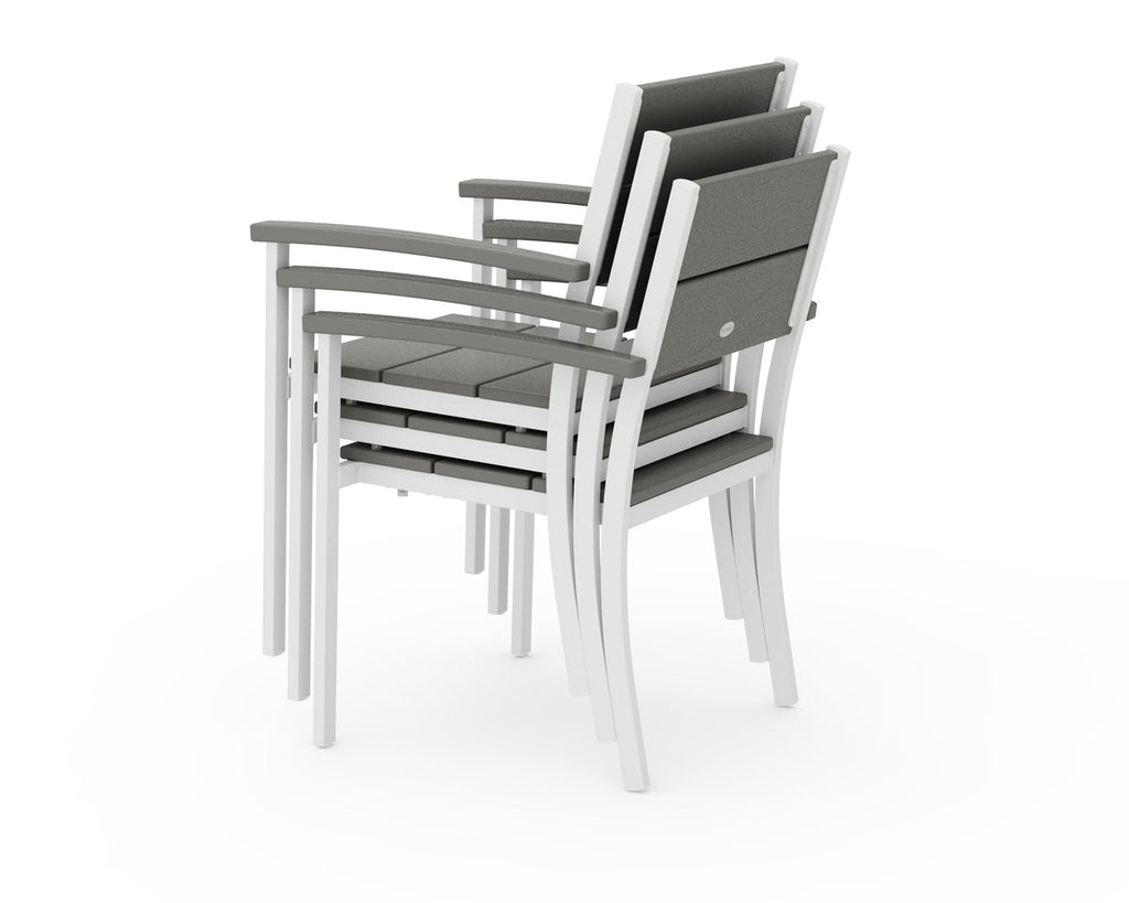 Main Street Stacking Dining Arm Chair Retreat Home Furniture