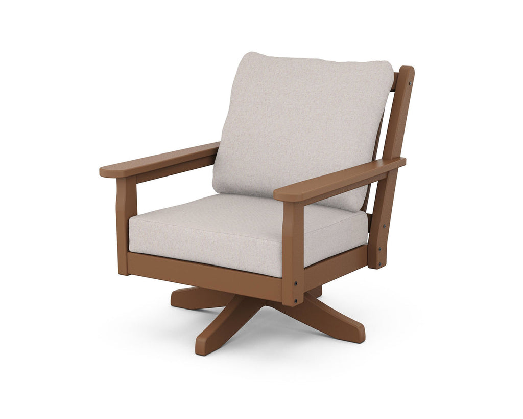 Chippendale Deep Seating Swivel Chair Retreat Home Furniture