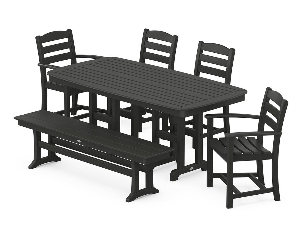 La Casa Café 6-Piece Dining Set with Bench Photo
