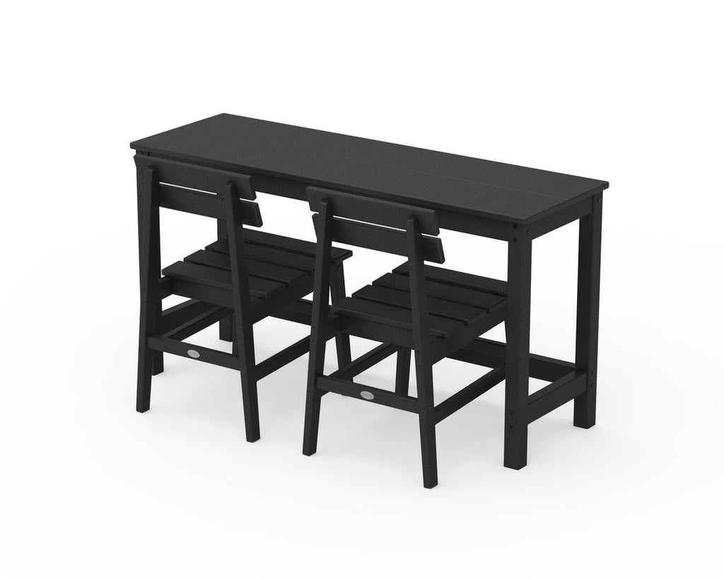 Modern Studio Plaza Chair 3-Piece Balcony Set Retreat Home Furniture