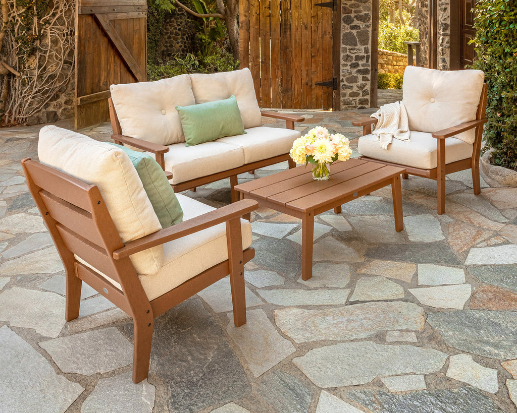 Lakeside 4-Piece Deep Seating Set Retreat Home Furniture