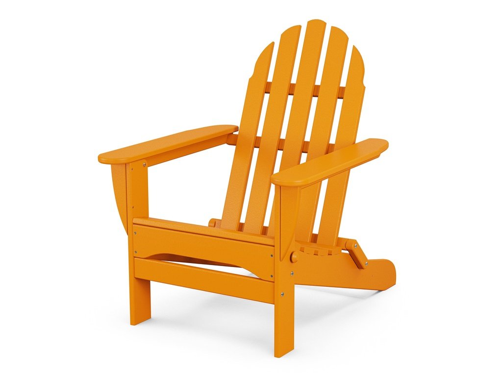 Polywood classic folding adirondack chair stores discount