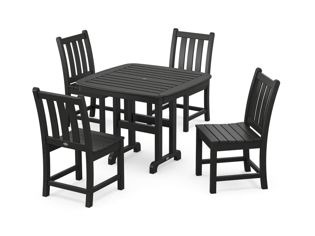 Traditional Garden Side Chair 5-Piece Dining Set Photo
