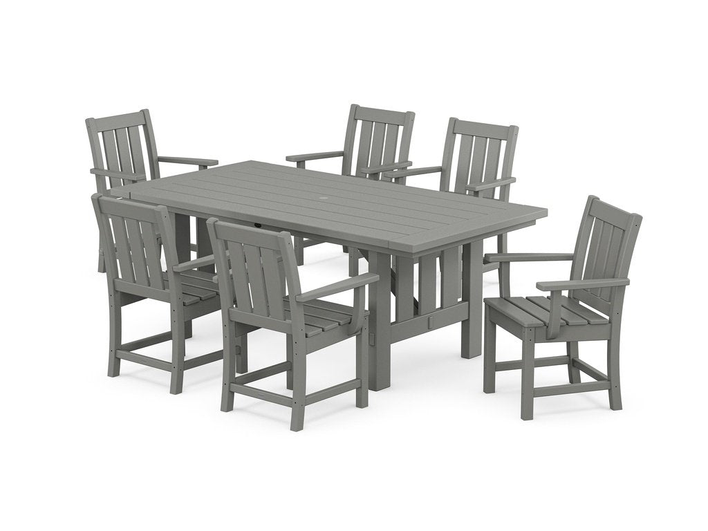 Oxford Arm Chair 7-Piece Mission Dining Set Photo