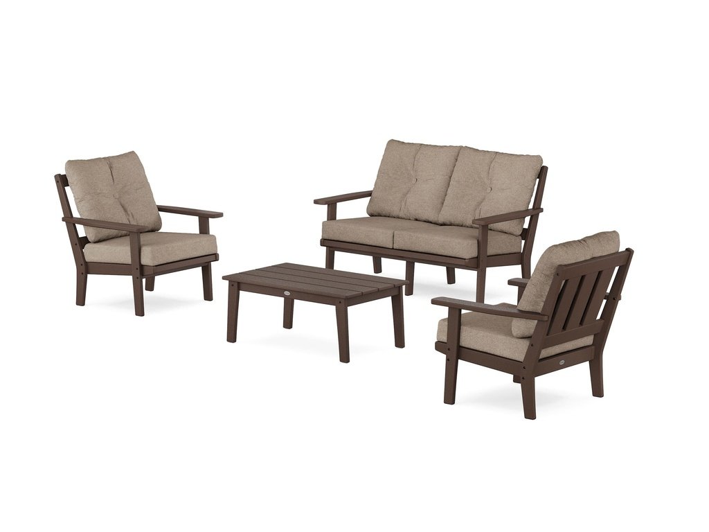 Oxford 4-Piece Deep Seating Set with Loveseat Photo