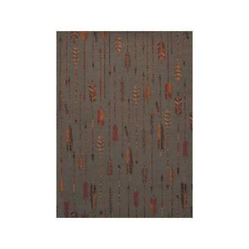 Affinity Quilted Arrow Blue/Grey Area Rug 5'3 X 7'2