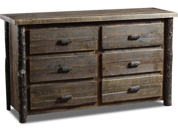 Barnwood & Hickory 6 Drawer Dresser 501213
