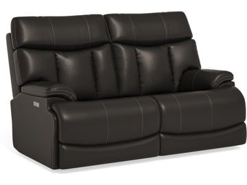 Clive Power Reclining Loveseat with Power Headrests and Lumbar 1594-60PH