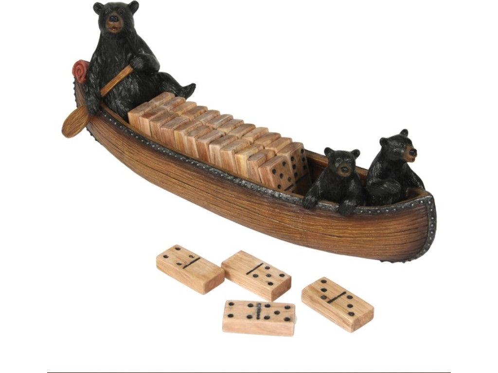 Domino Set - Bears in Canoe