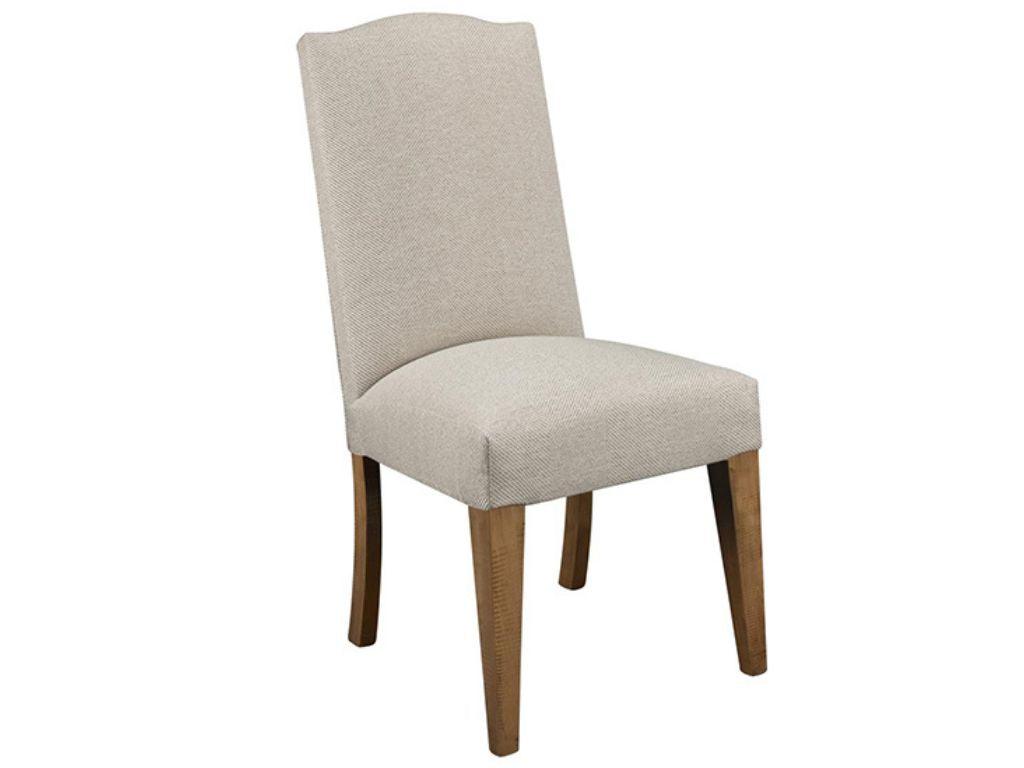 Dutton Round Top Upholstered Side Chair with Fabric Seat