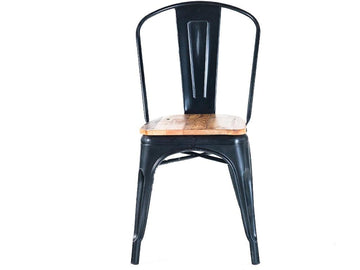 Granary Metal Side Chair with Granary Seat 522005