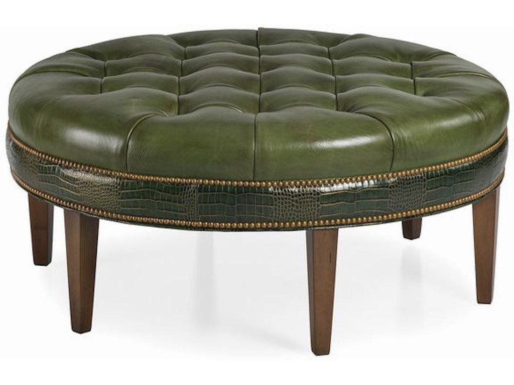 Gregory Tufted Ottoman - Retreat Home Furniture
