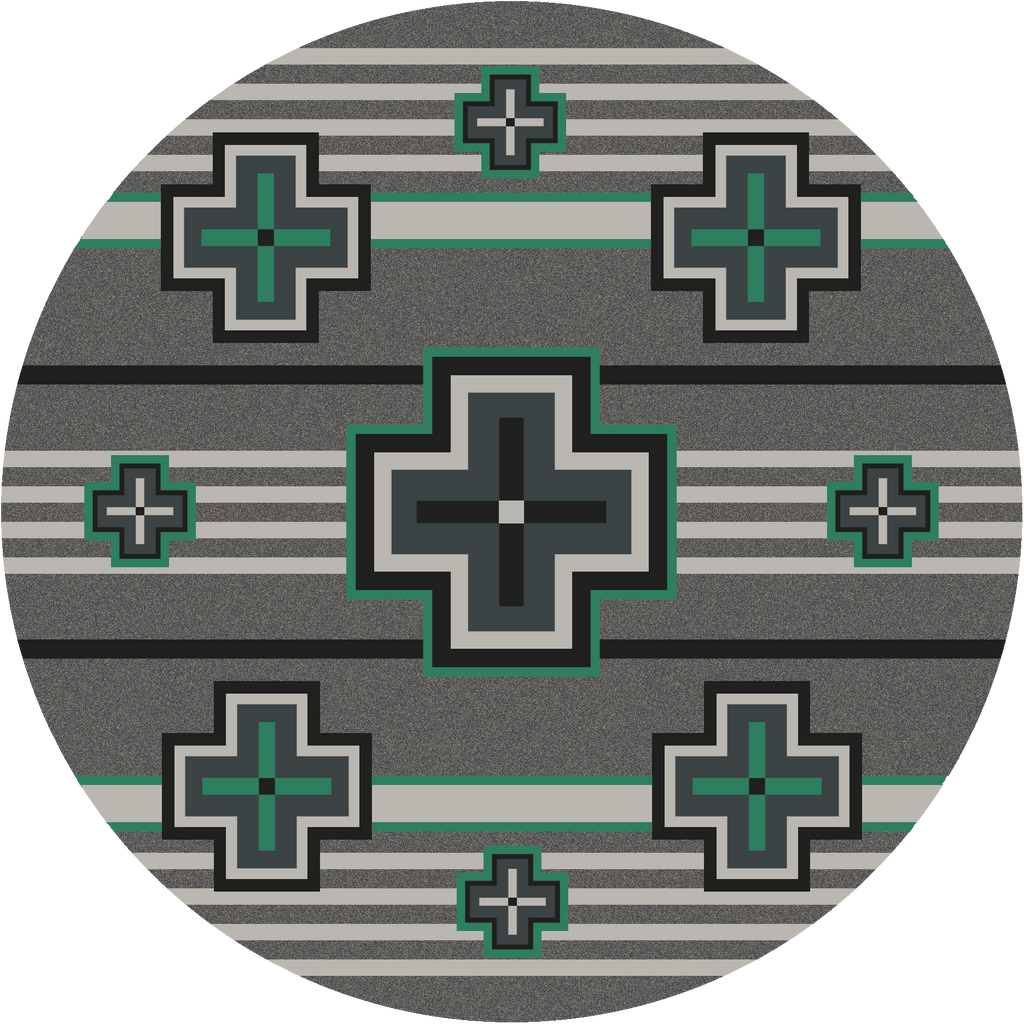 Hunter - Jade-CabinRugs Southwestern Rugs Wildlife Rugs Lodge Rugs Aztec RugsSouthwest Rugs